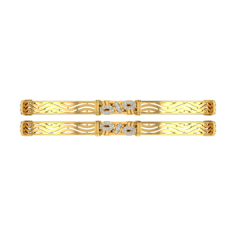 Royal Curve Diamond Bangles