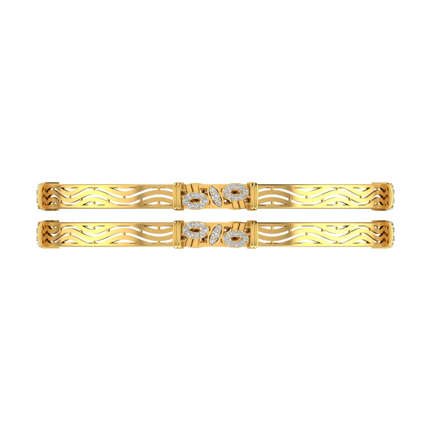 Royal Curve Diamond Bangles