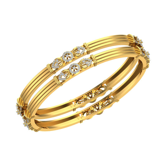 Halo Grace Diamond Bangles