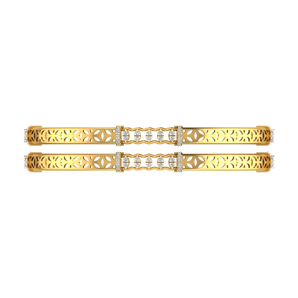 Eterna Floral Spark Bangles