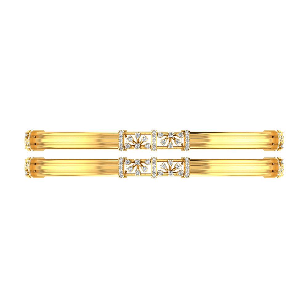 Flora Grace Diamond Bangles