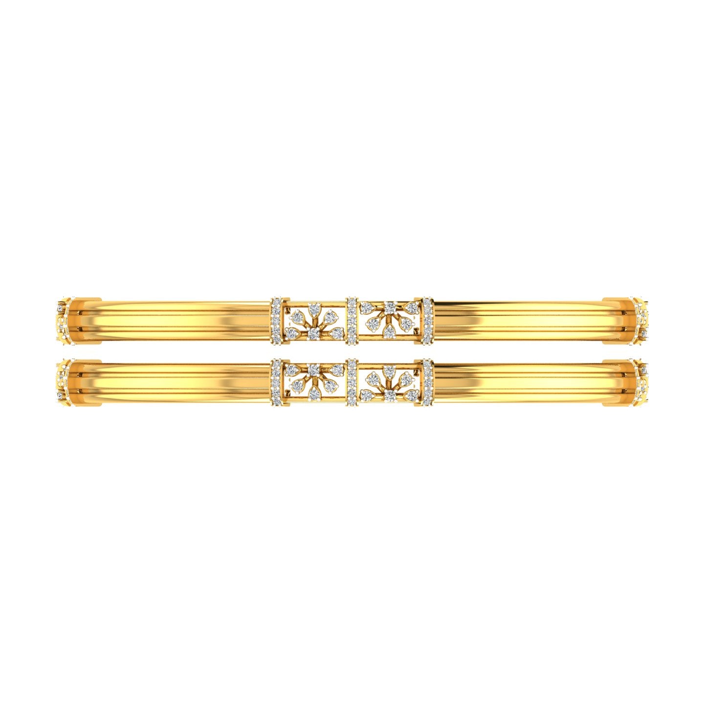 Flora Grace Diamond Bangles