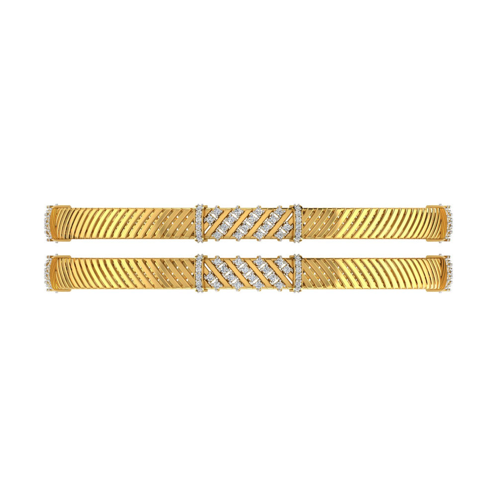 Radiant Linea Diamond Bangles