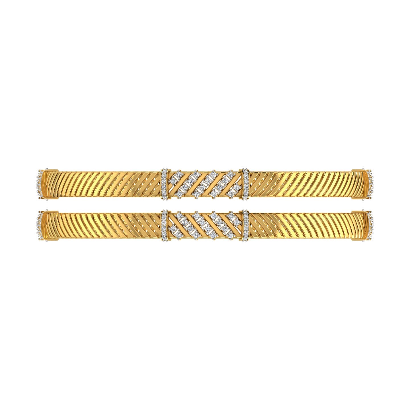 Radiant Linea Diamond Bangles