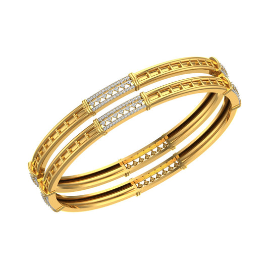 Diamond Ladder Luxe Bangles