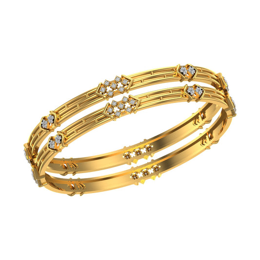 Crown Cube Designer Bangles
