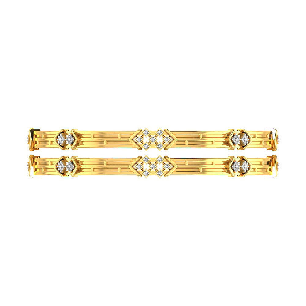 Crown Cube Designer Bangles