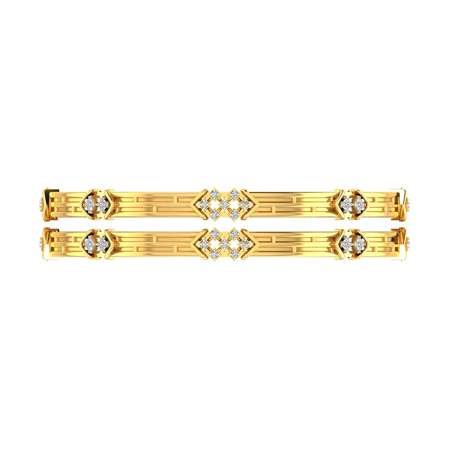 Crown Cube Designer Bangles