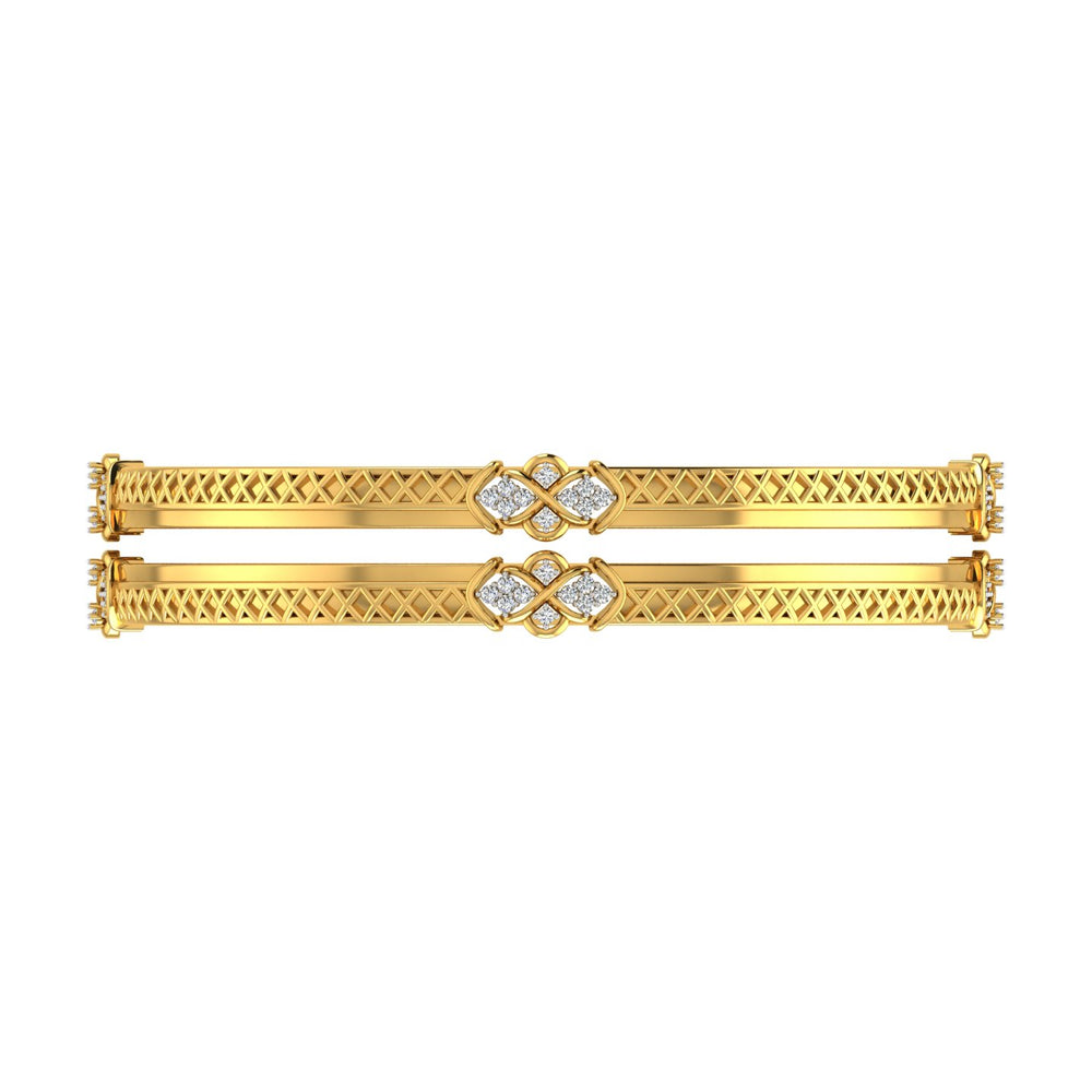 Regal Lattice Diamond Bangle