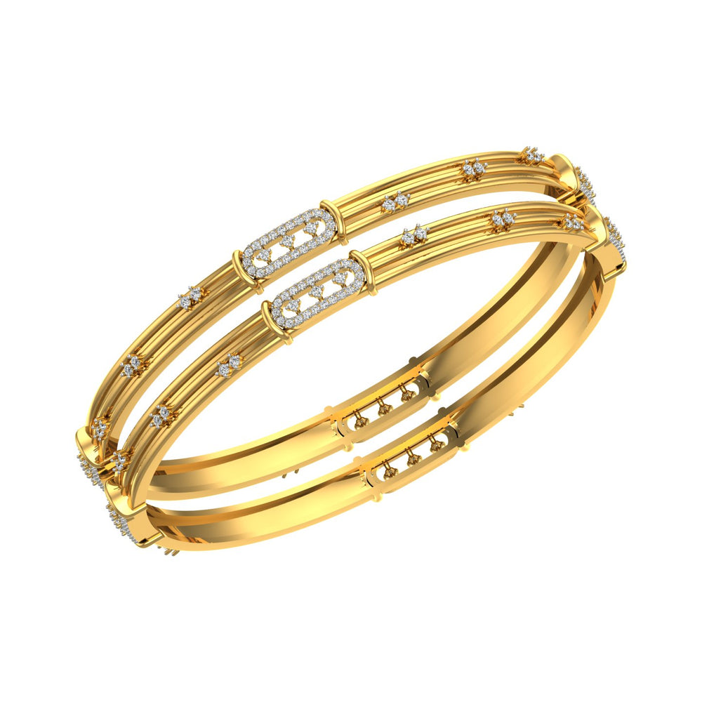 Celestial Link Diamond Bangle