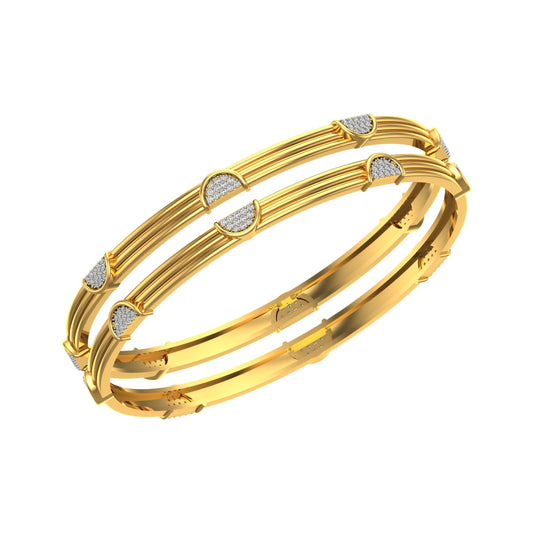 Luna Crest Diamond Bangle