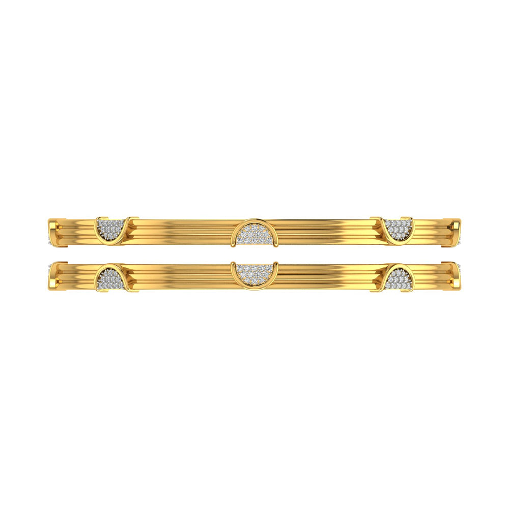 Luna Crest Diamond Bangle