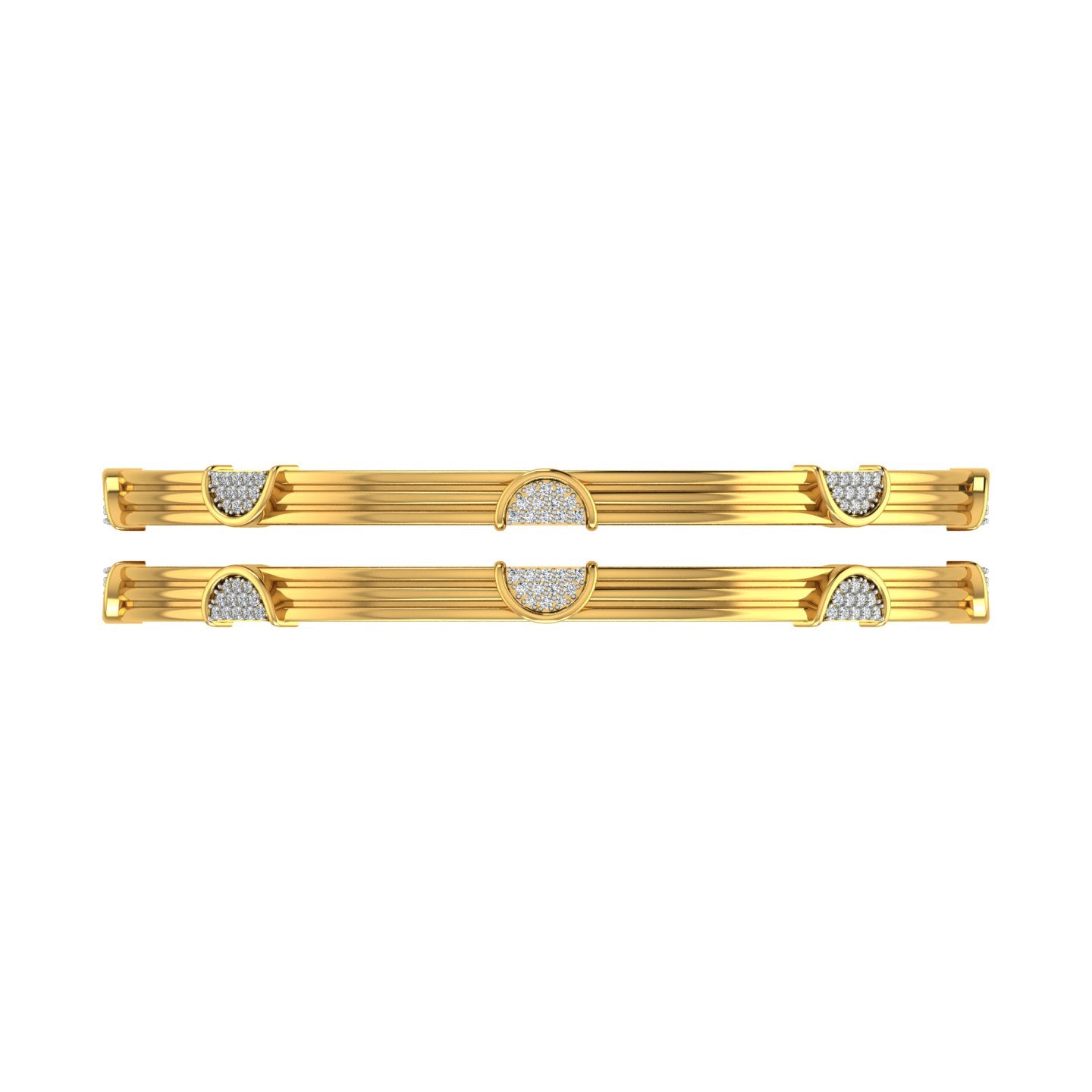 Luna Crest Diamond Bangle