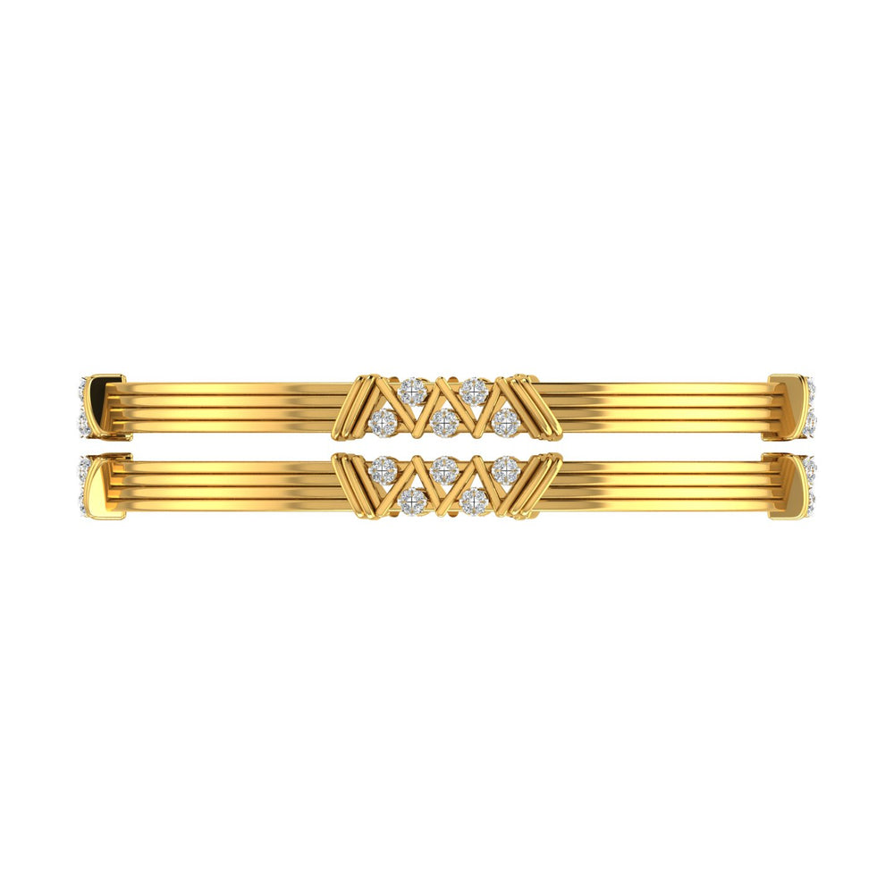 Triumph Crest Diamond Bangle