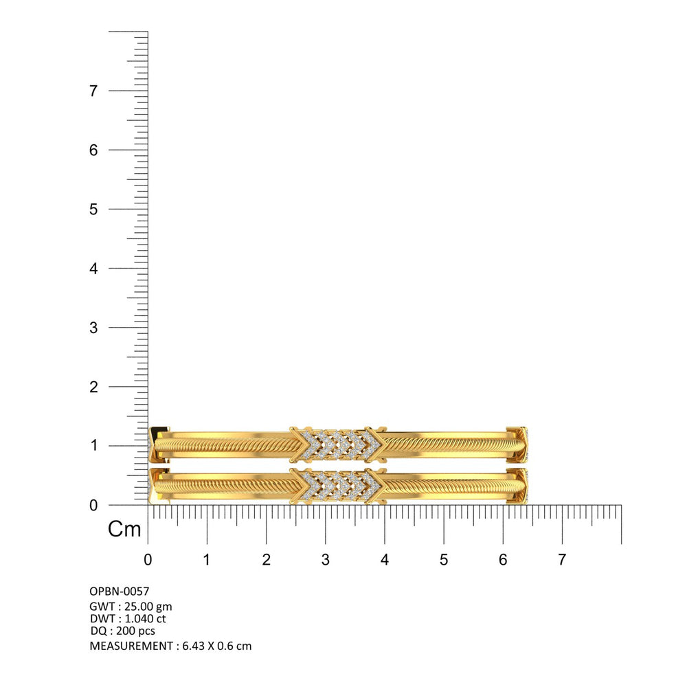 Chevron Royale Diamond Kada