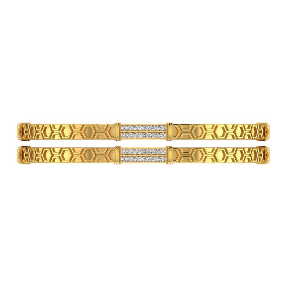 Hexa Royale Diamond Bangle