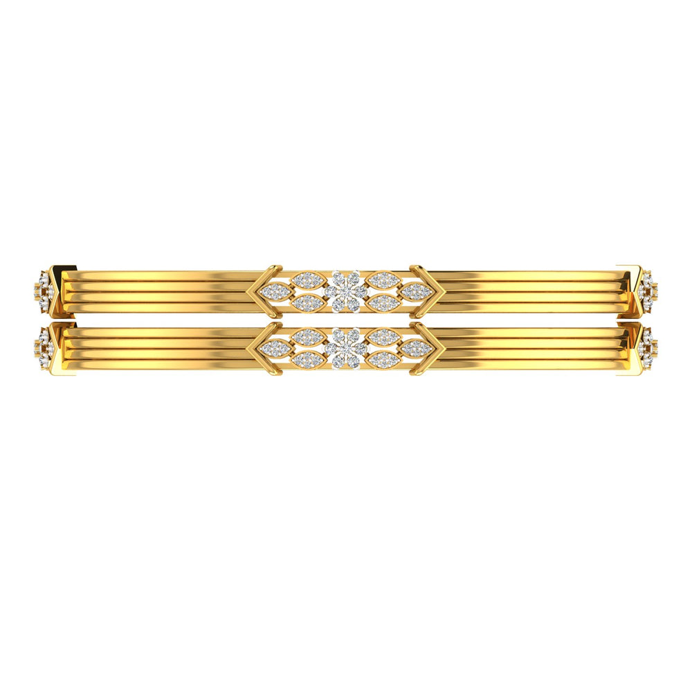 Marquise Blossom Diamond Bangle
