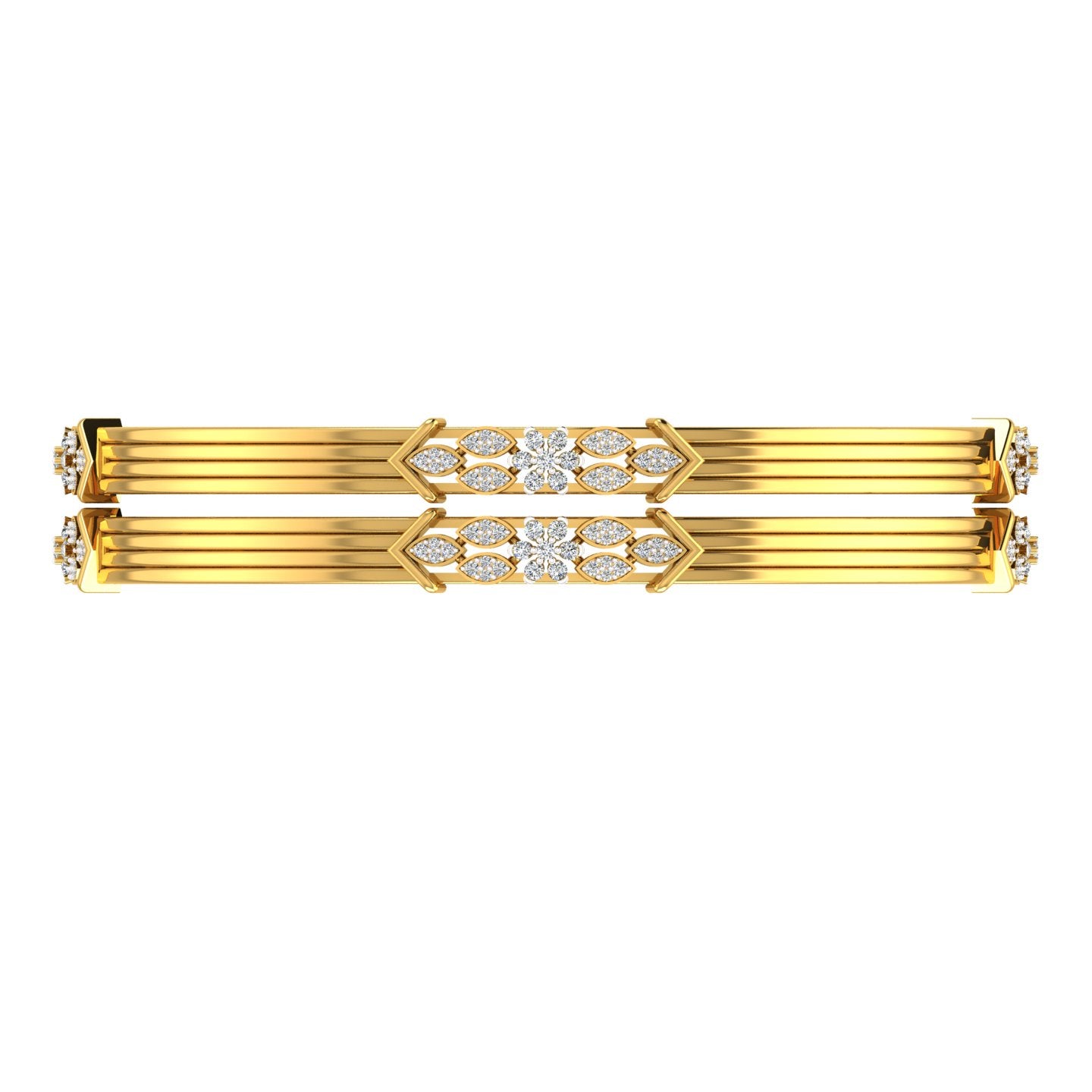 Marquise Blossom Diamond Bangle