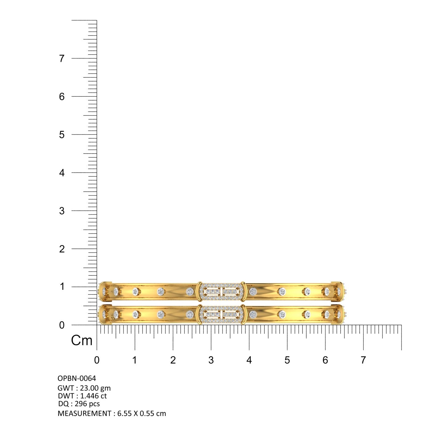 Starlight Boulevard Diamond Bangle