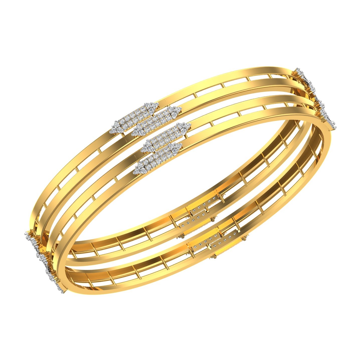 Royal Ladder Diamond Bangle