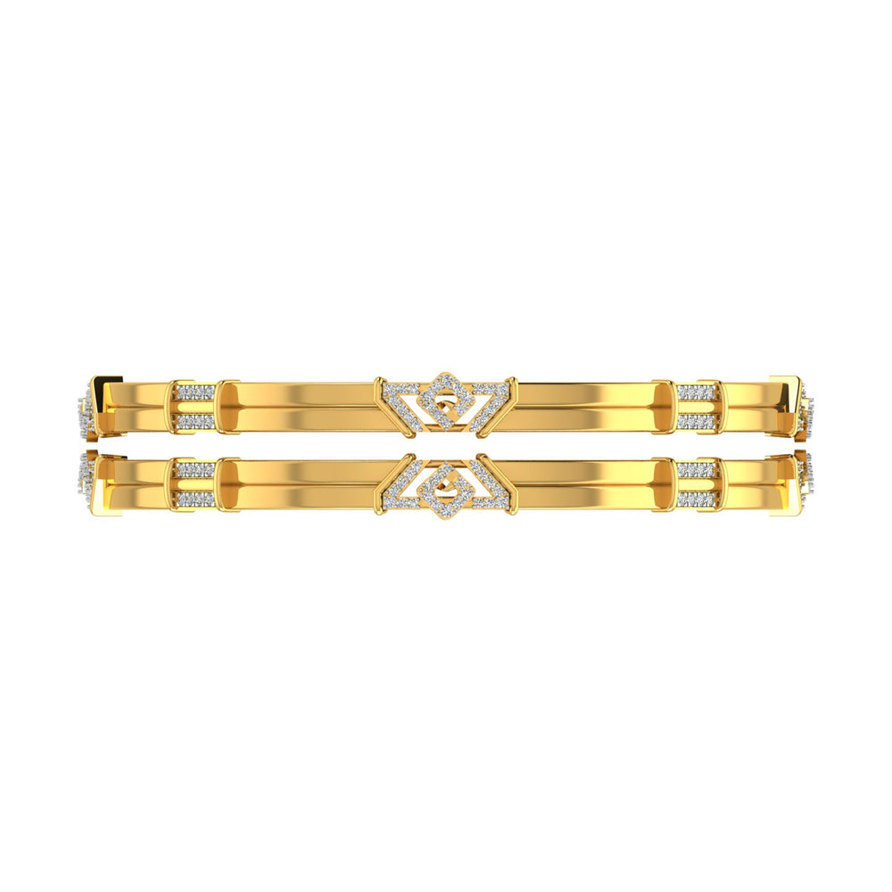 Heartline Royale Diamond Bangle