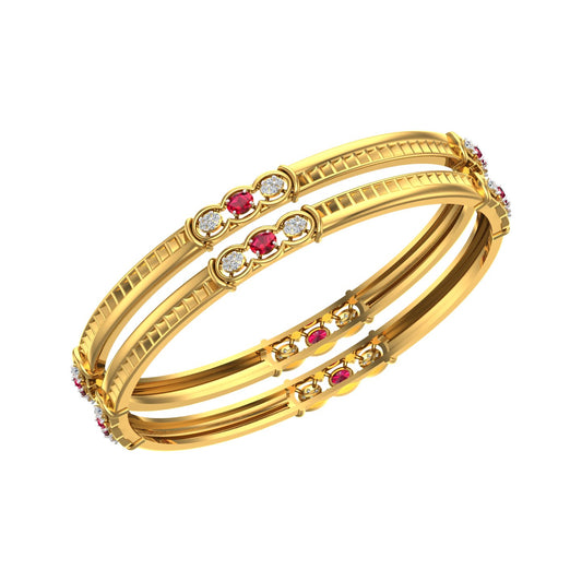 Ruby Marquis Royale Bangles