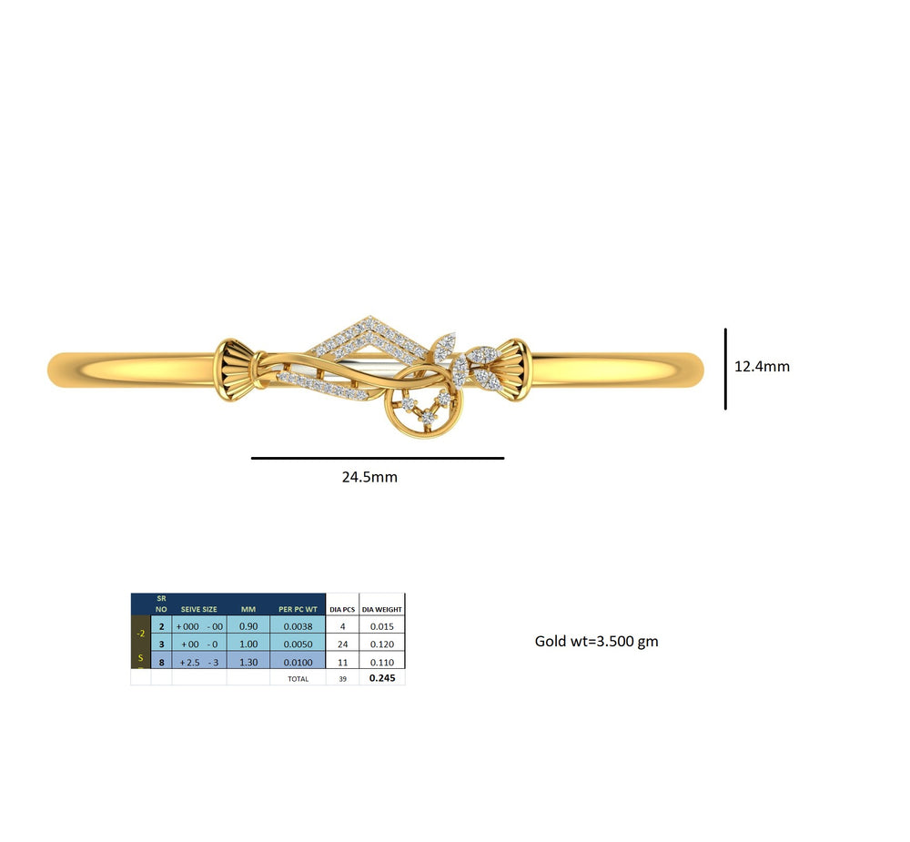 Flutter Bloom Diamond Kada
