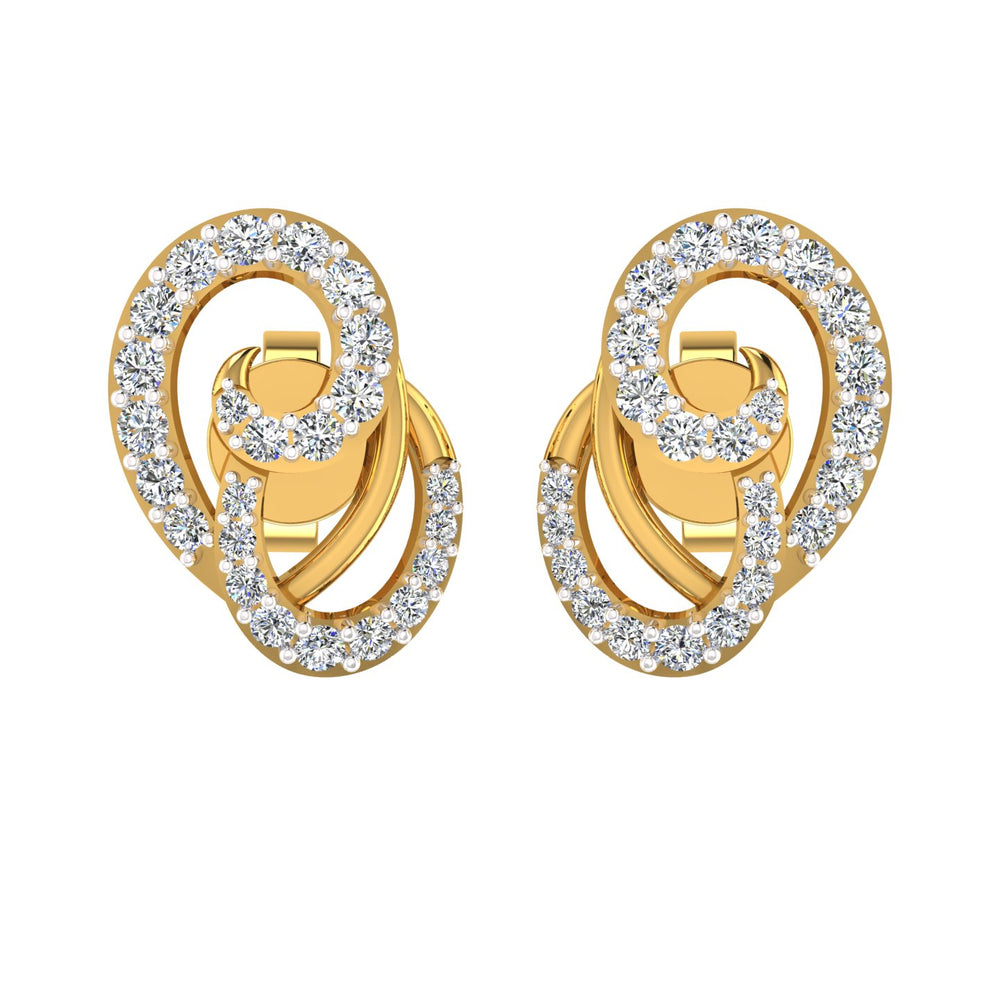 The Nene Diamond Stud Earrings