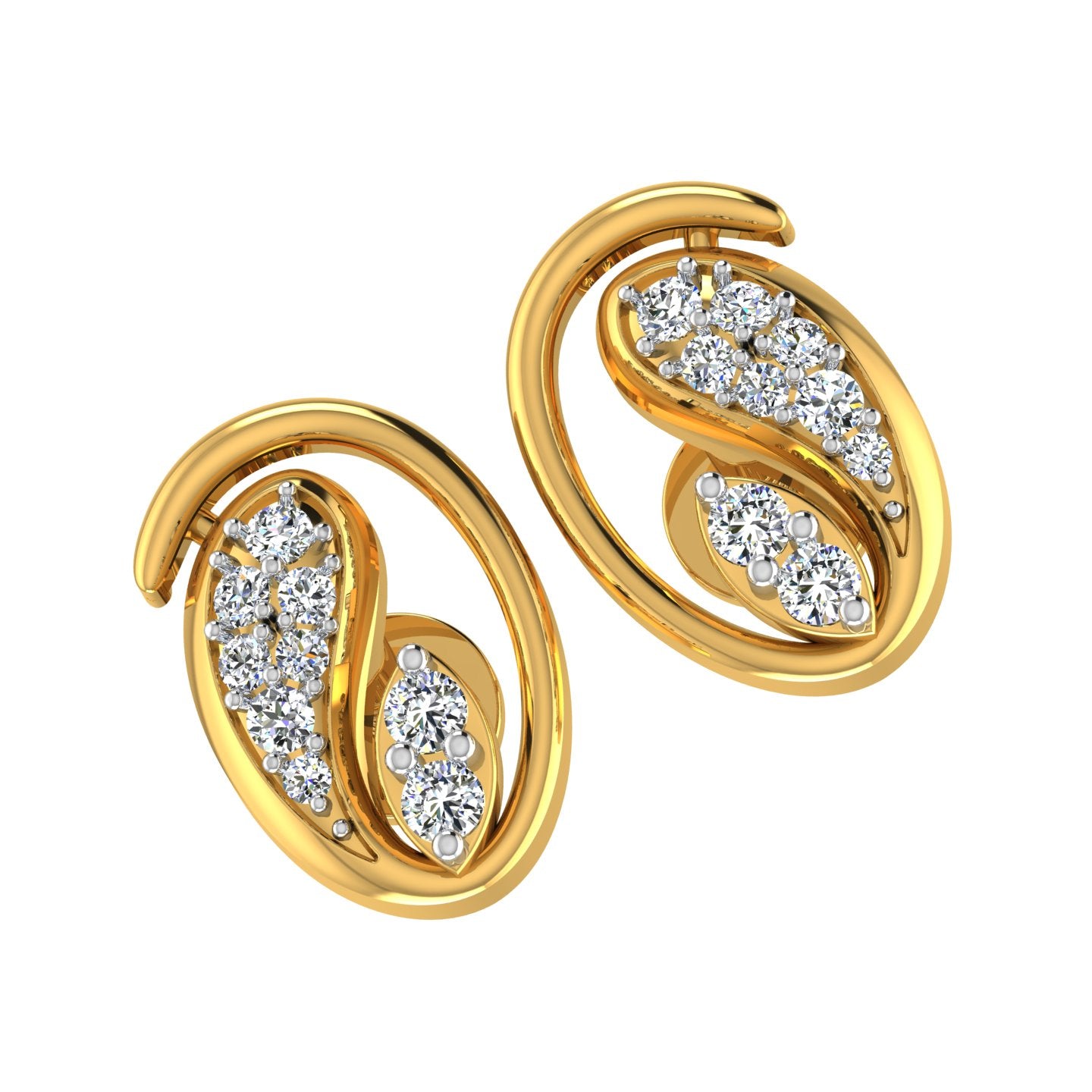 Diamond Bouquet Earring