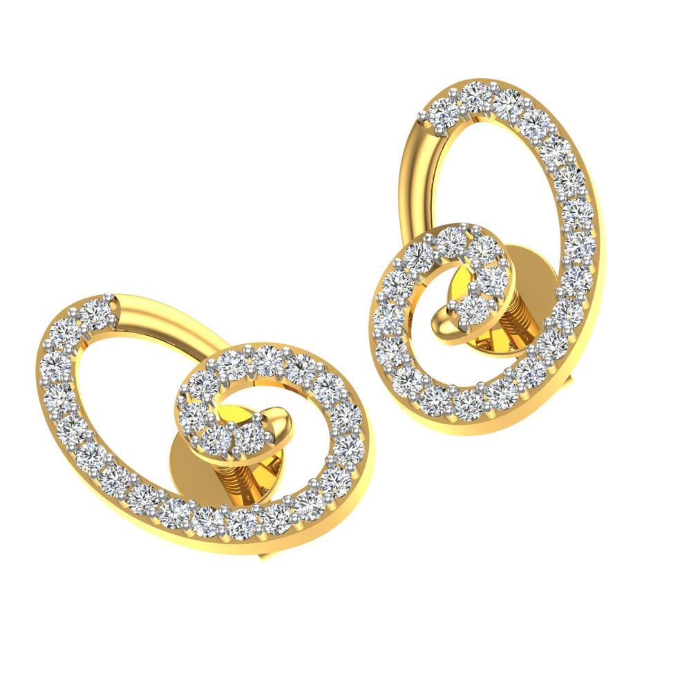 Diamond Stud Earrings