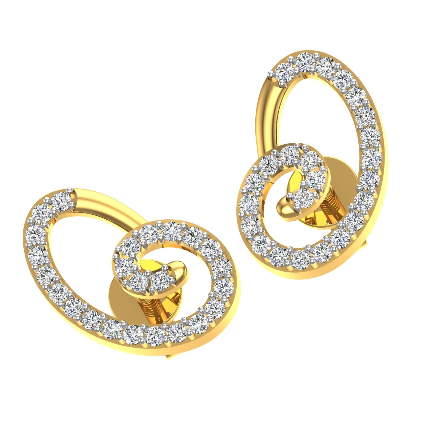 Diamond Stud Earrings