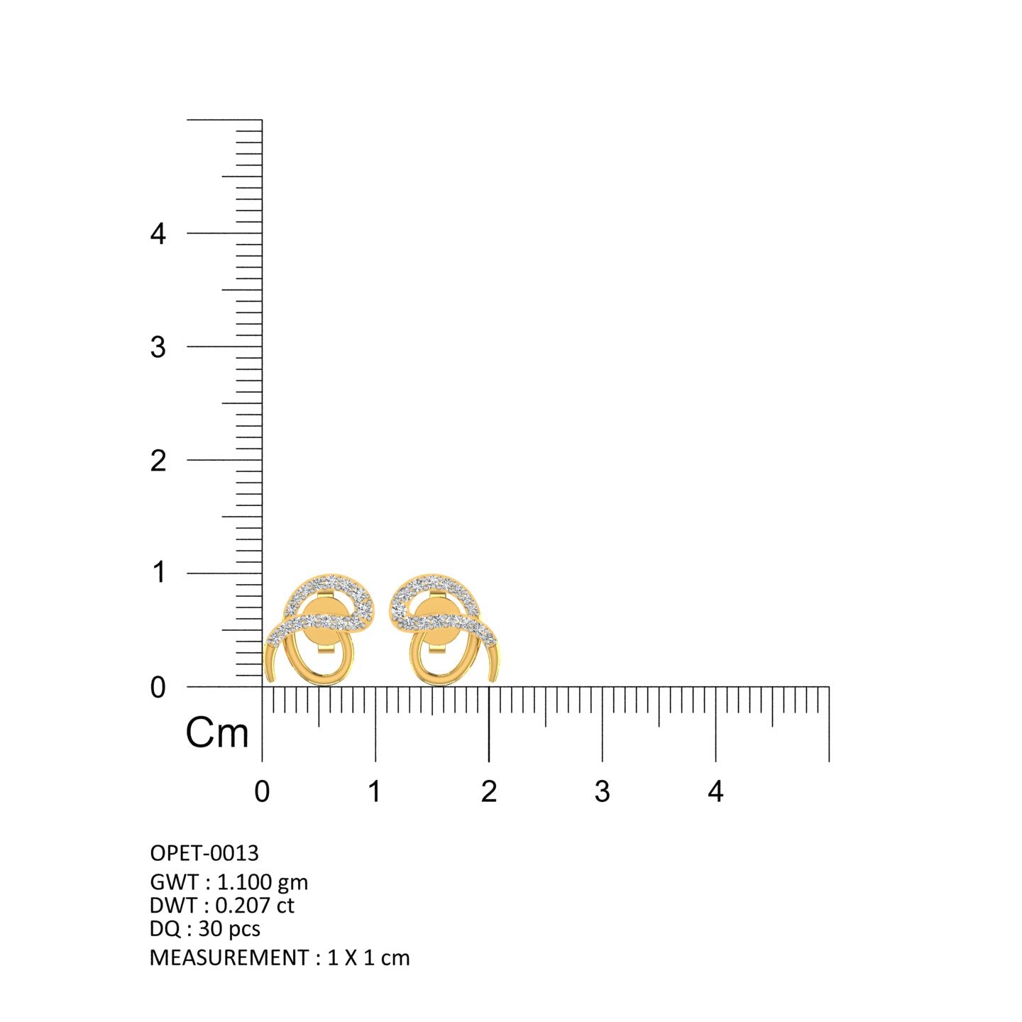 U-shaped Stud Earrings
