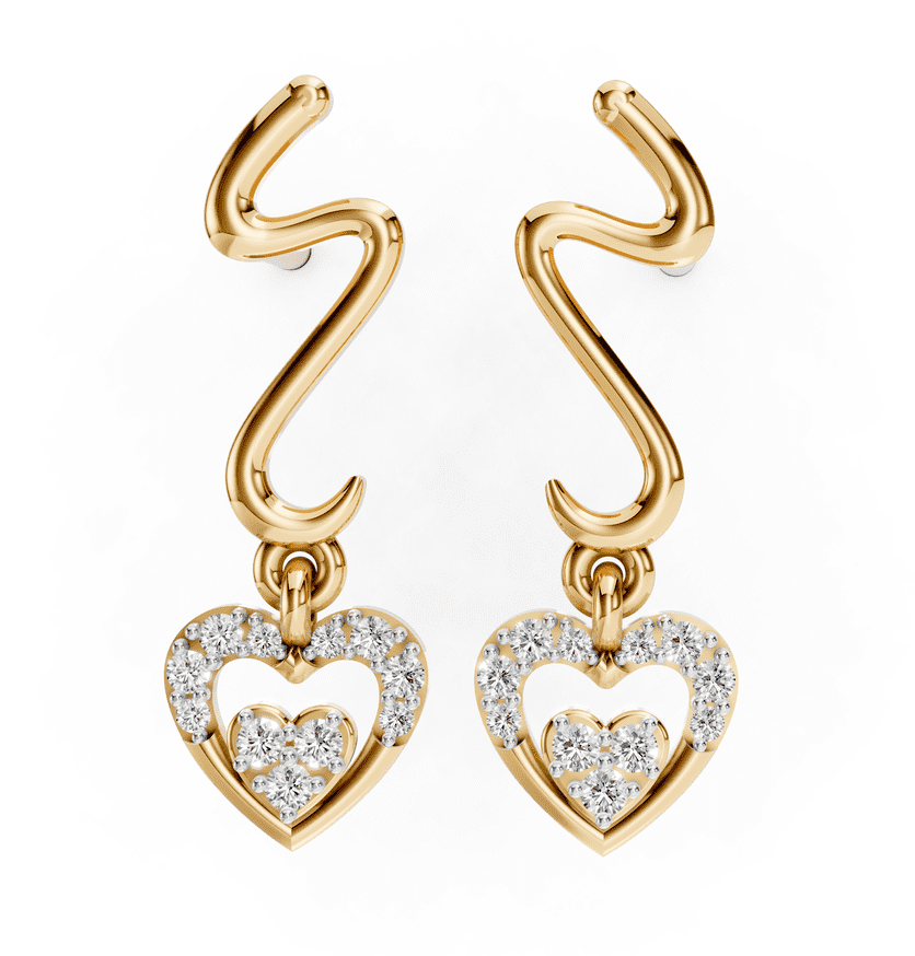 Eternal Heart Diamond Drops