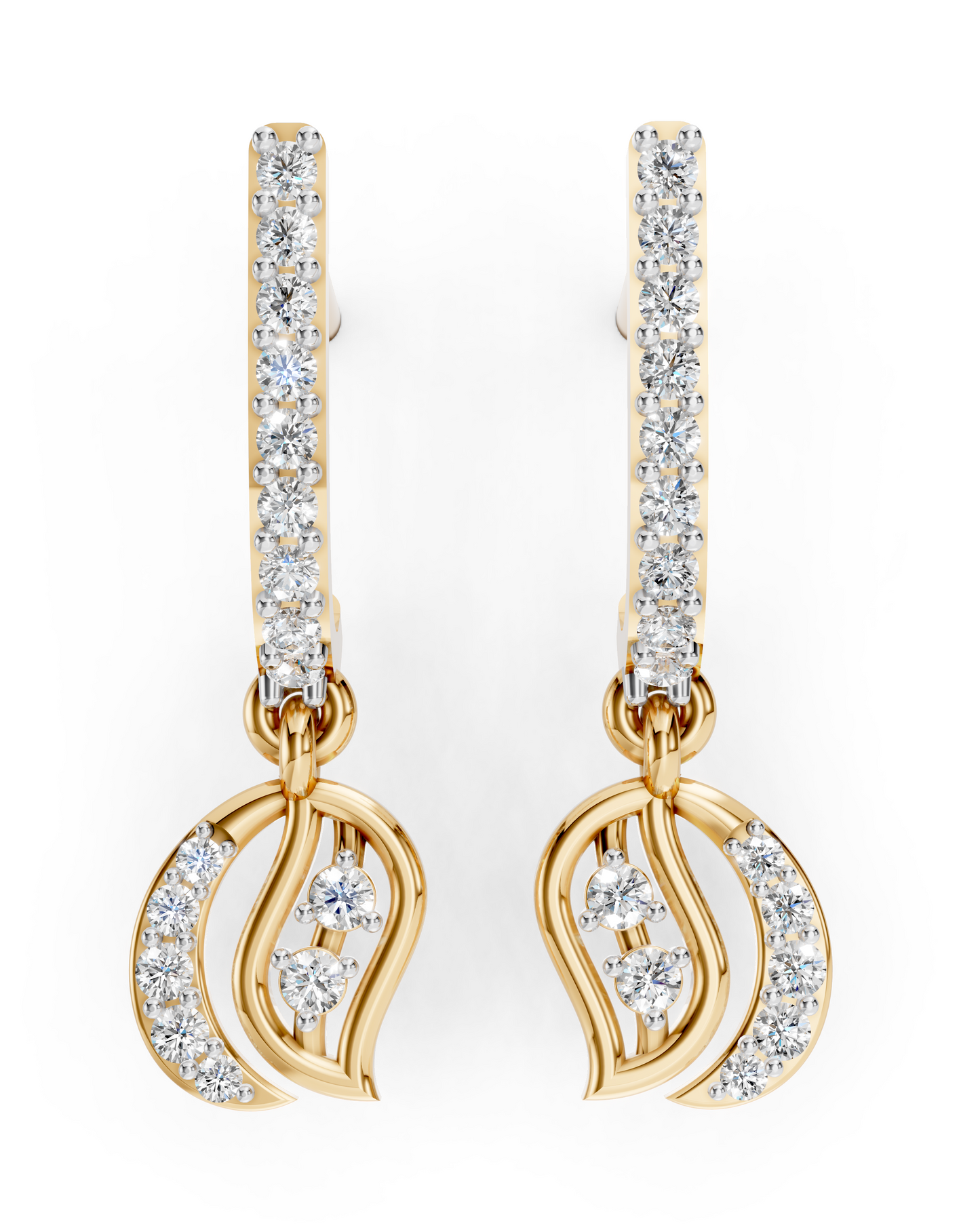 Twilight Leaf Diamond Drops
