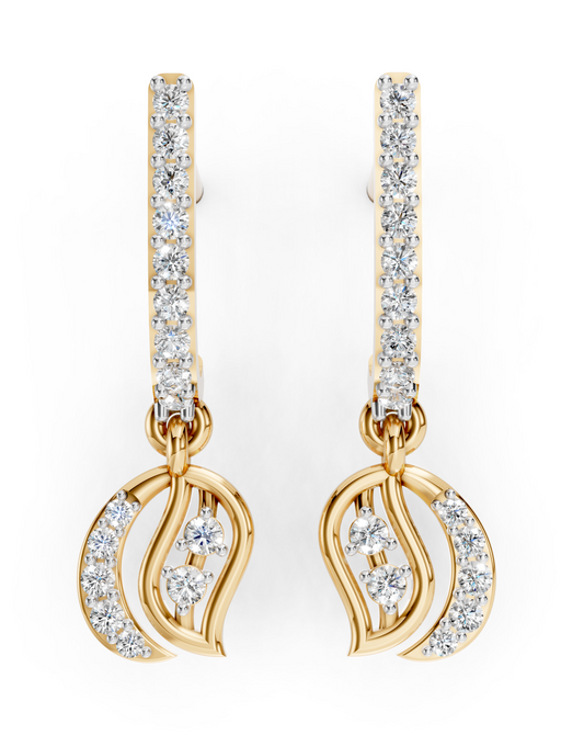 Twilight Leaf Diamond Drops