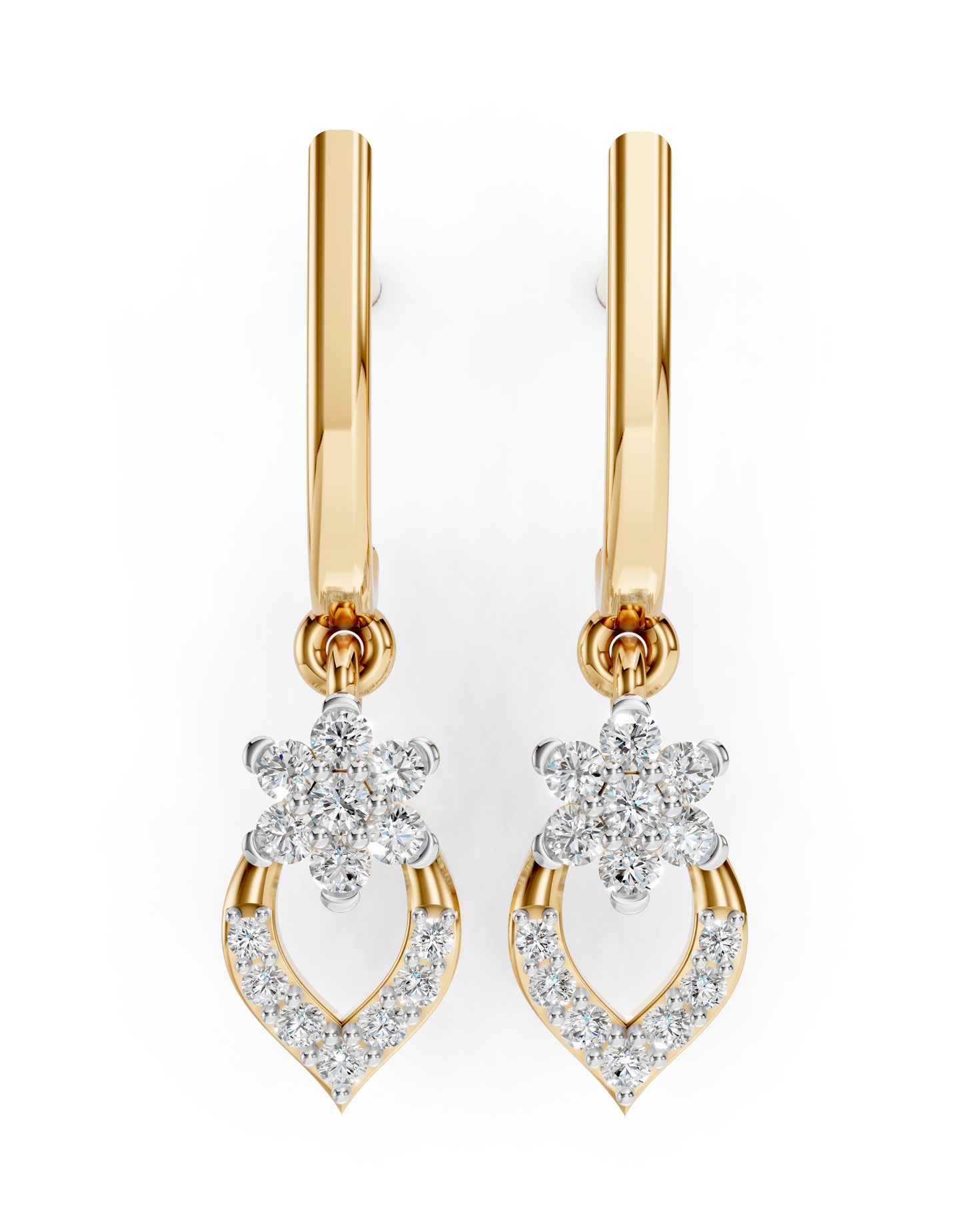 Blooming Marquise Diamond Drops