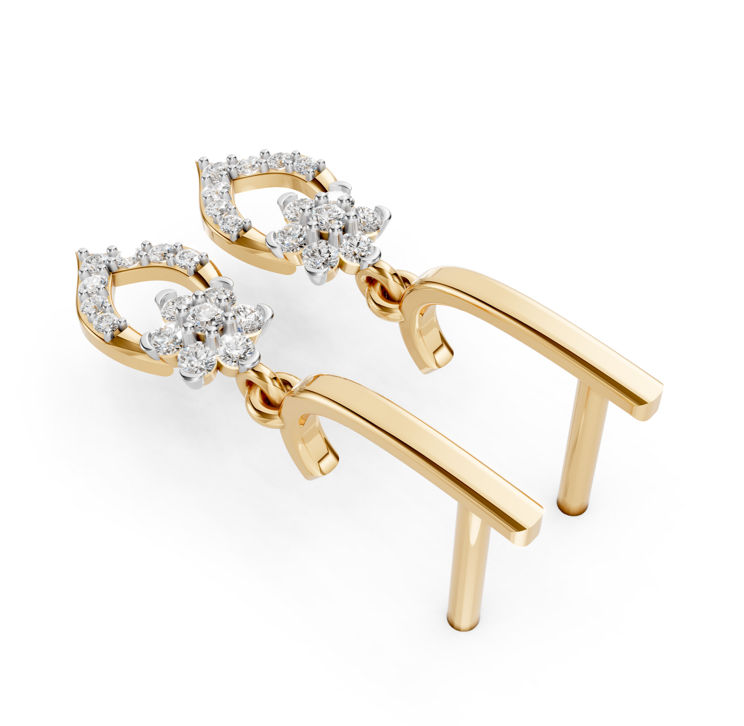 Blooming Marquise Diamond Drops