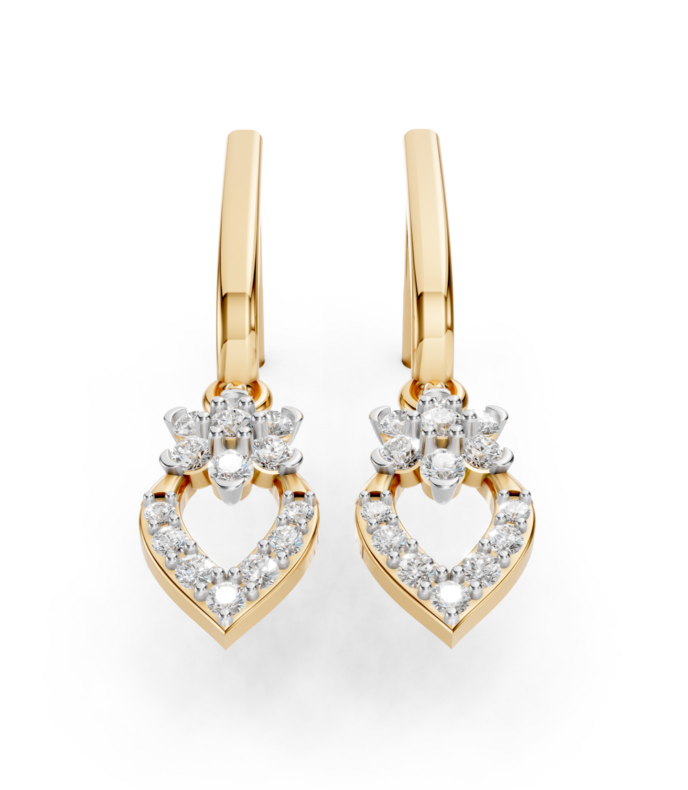 Blooming Marquise Diamond Drops