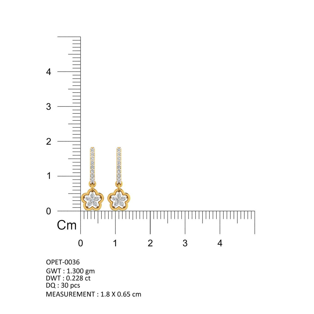 Clover Bloom Diamond Earrings