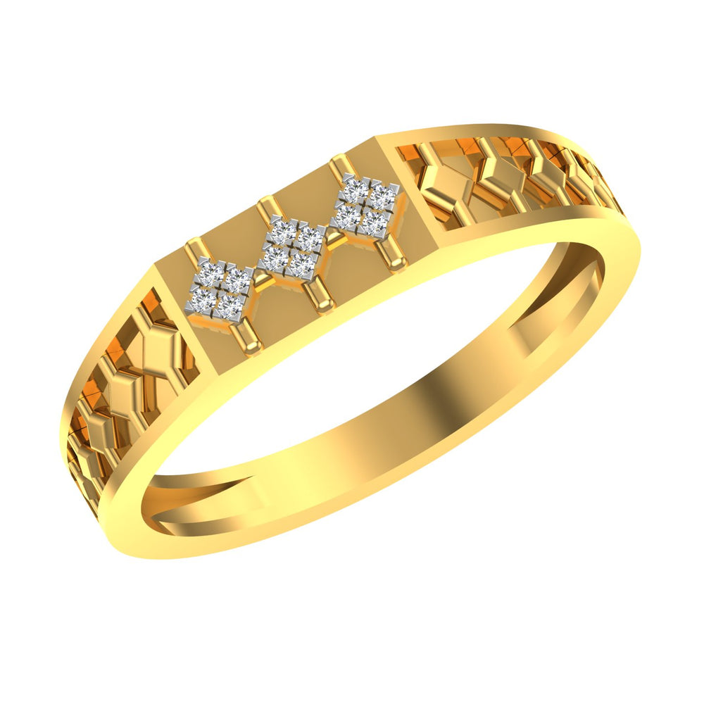 Classic Cluster Gold Ring
