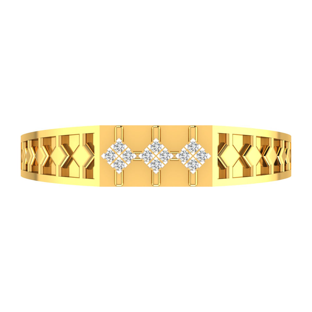 Classic Cluster Gold Ring