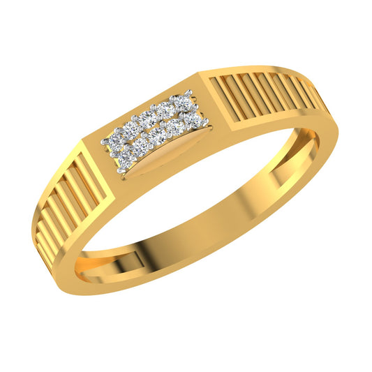 Royal Stripe Diamond Ring