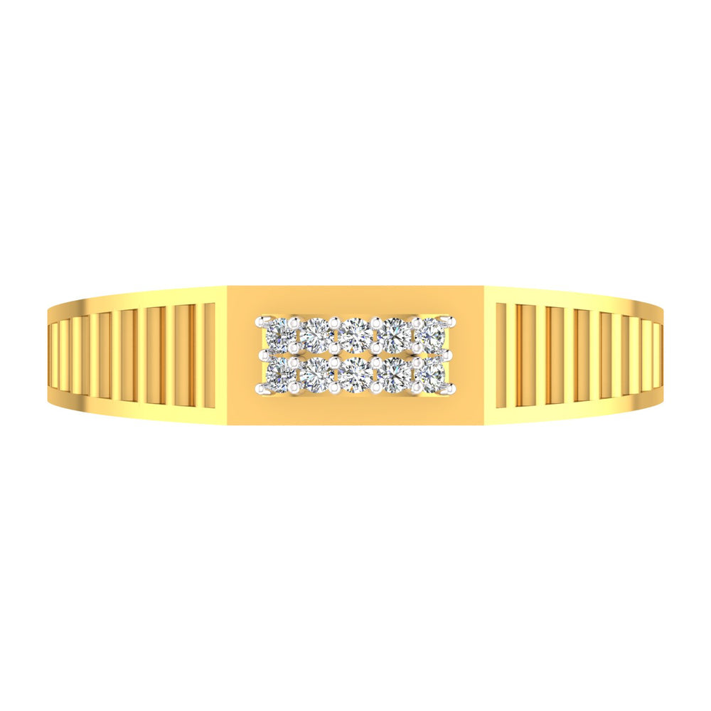 Royal Stripe Diamond Ring