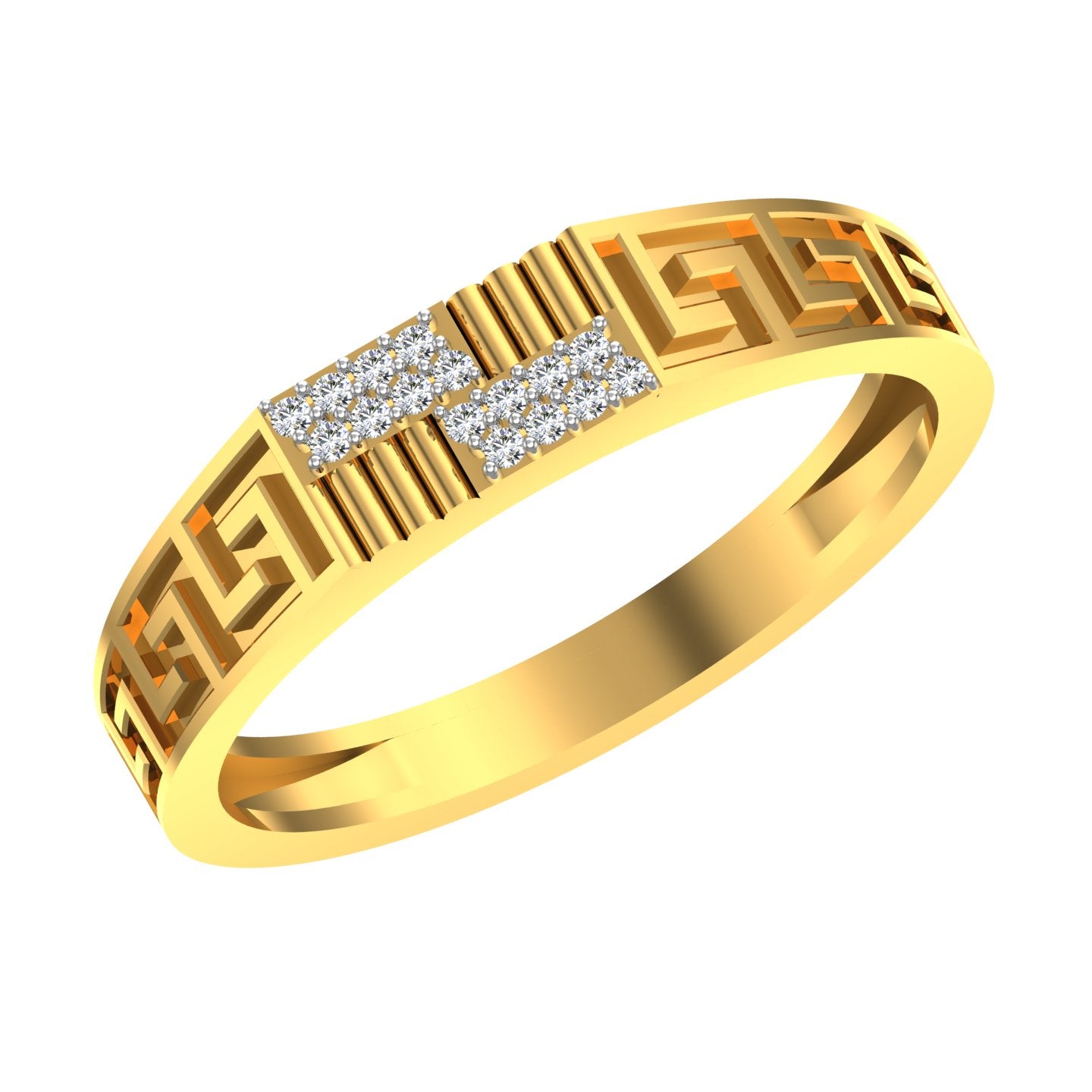 Timeless Radiance Golden Ring For Men
