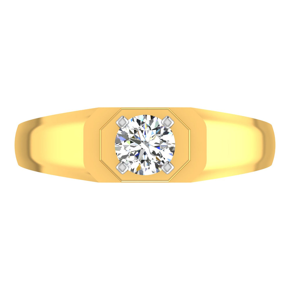Imperial Hexa Solitaire Ring