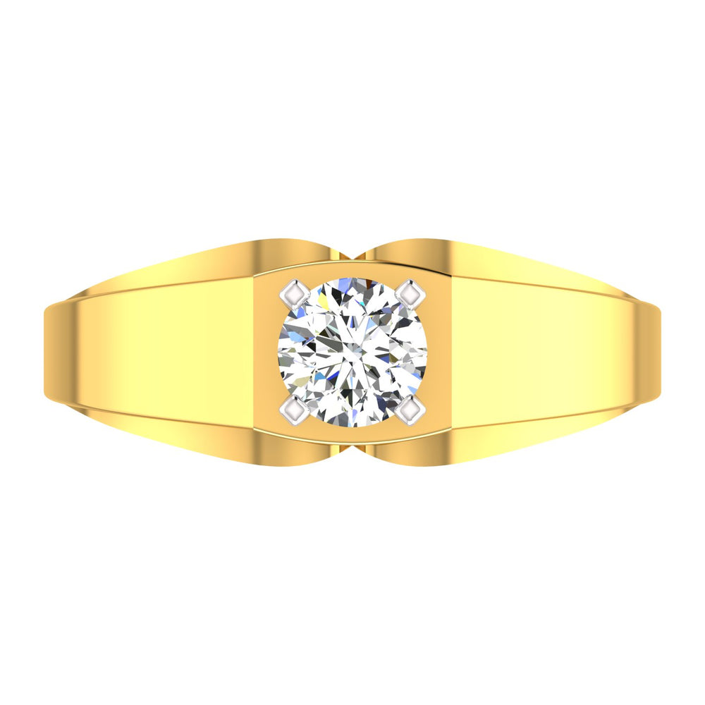 Regal Crest Solitaire Ring