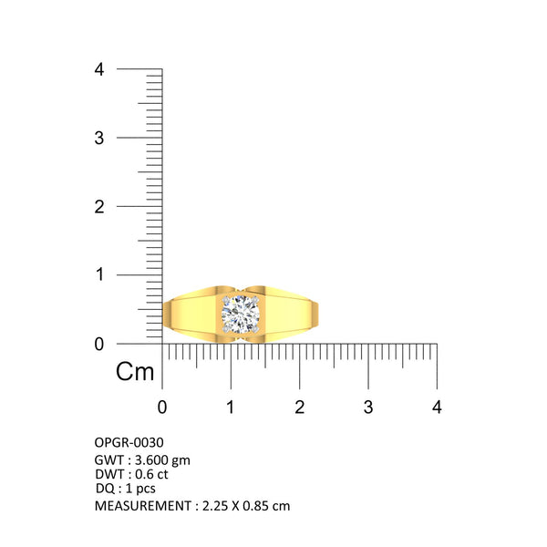 Regal Crest Solitaire Ring hover image