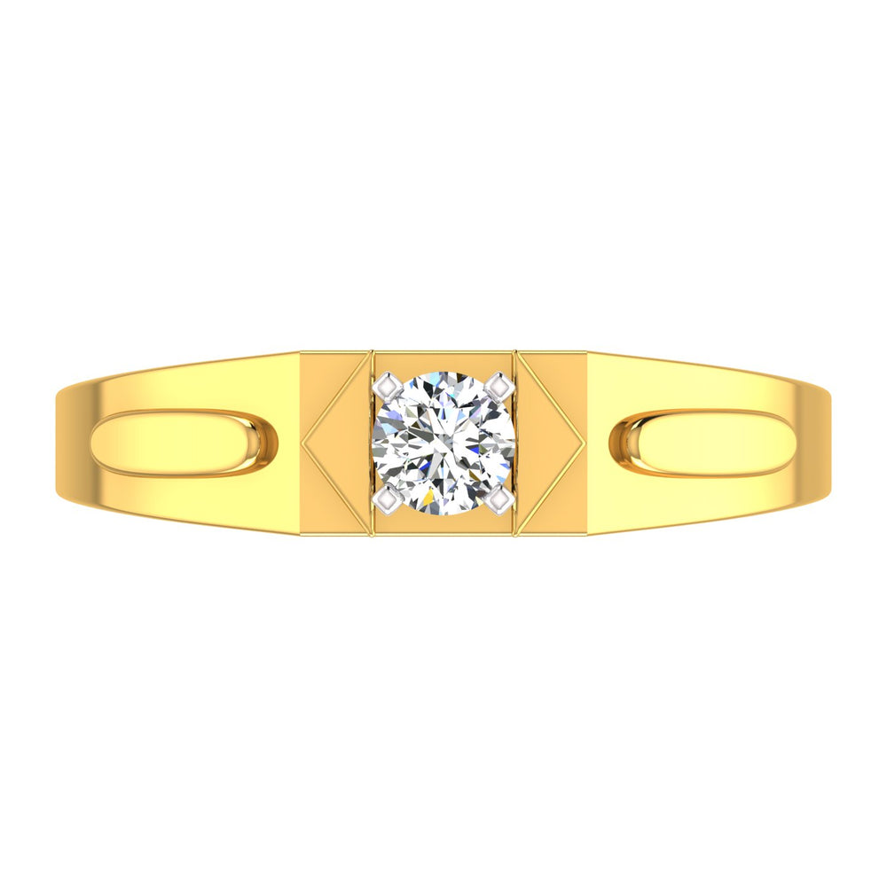 Regal Vertex Solitaire Ring