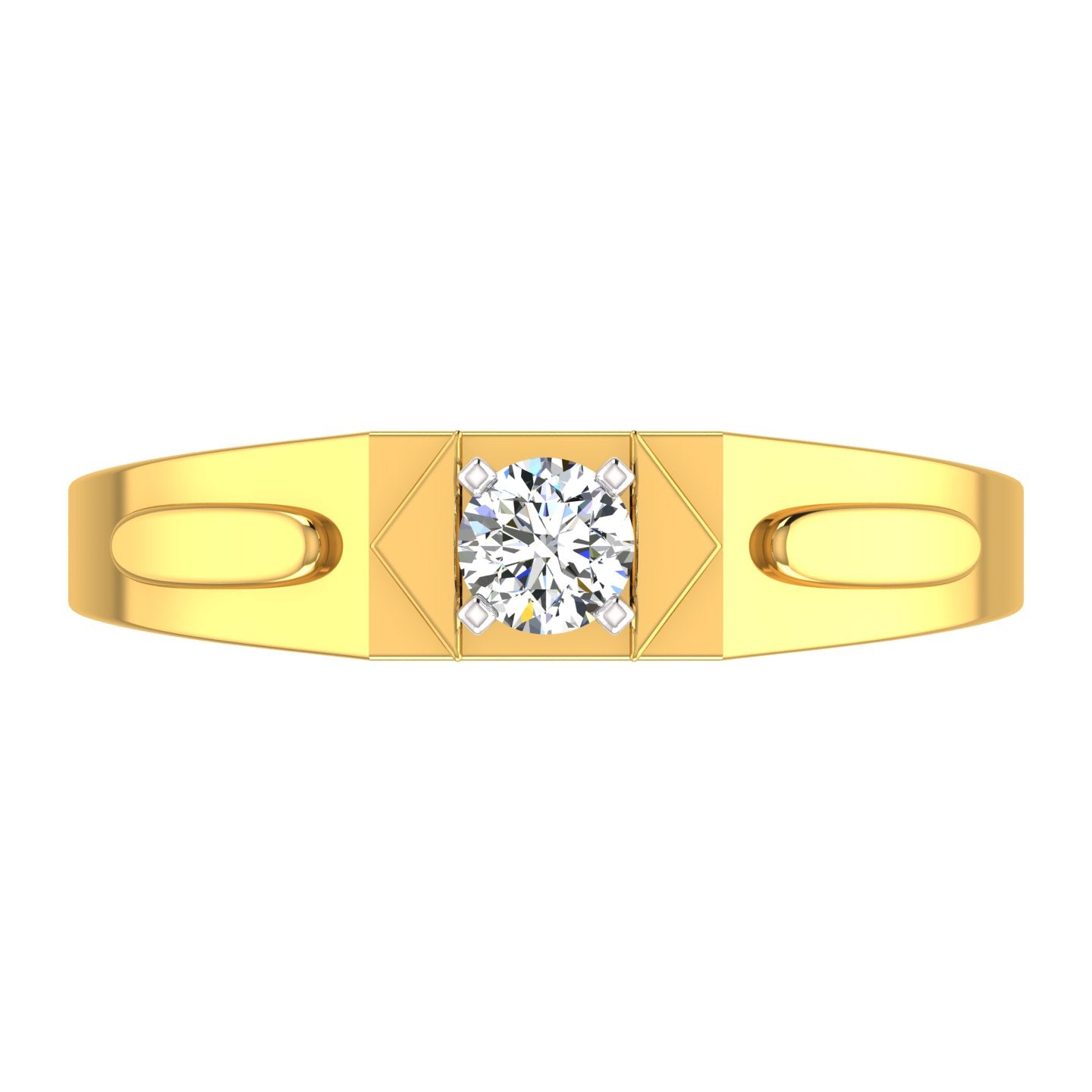 Regal Vertex Solitaire Ring