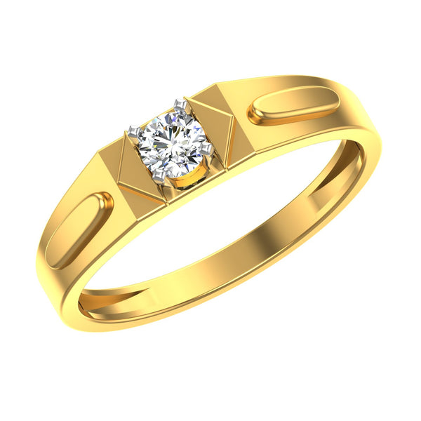Regal Vertex Solitaire Ring
